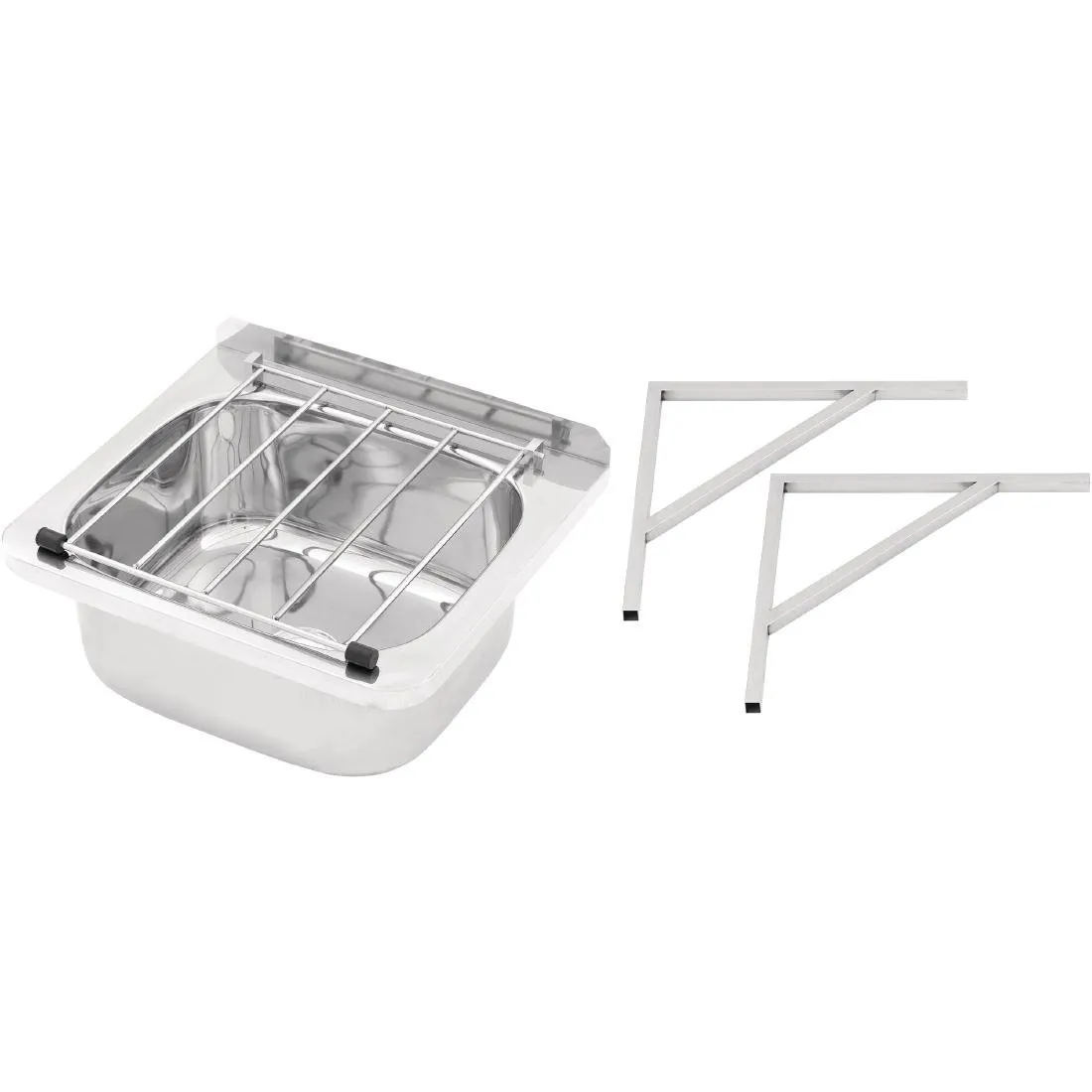 3monkeez Cleaners Sink with Grate & Brackets 31.2L model AB-CS-B