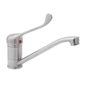 3monkeez Stainless Steel Lever Handle Swivel Sink Mixer - T-3MLS6MIX
