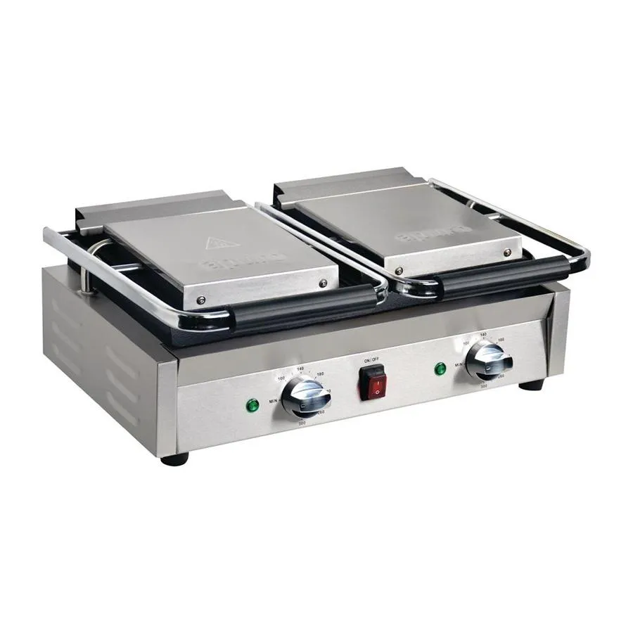 Apuro Bistro Double Ribbed Contact Grill DY994-A