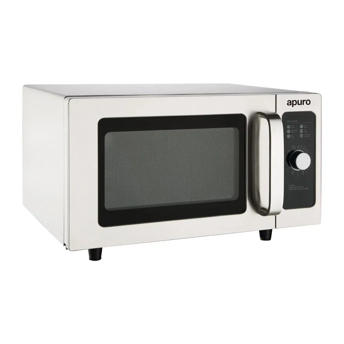 Apuro Light Duty 1000W Manual Commercial Microwave 25Ltr