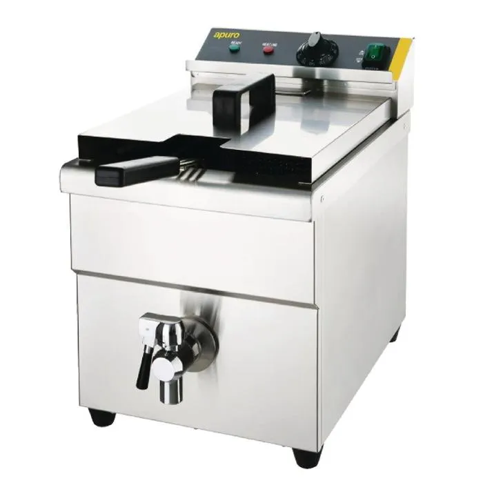 Apuro Single Tank Single Basket Induction 8L Fryer CP793-A