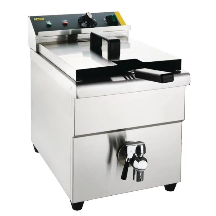 Apuro Single Tank Single Basket Induction 8L Fryer CP793-A