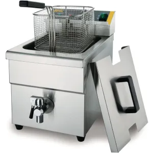 Apuro Single Tank Single Basket Induction 8L Fryer CP793-A