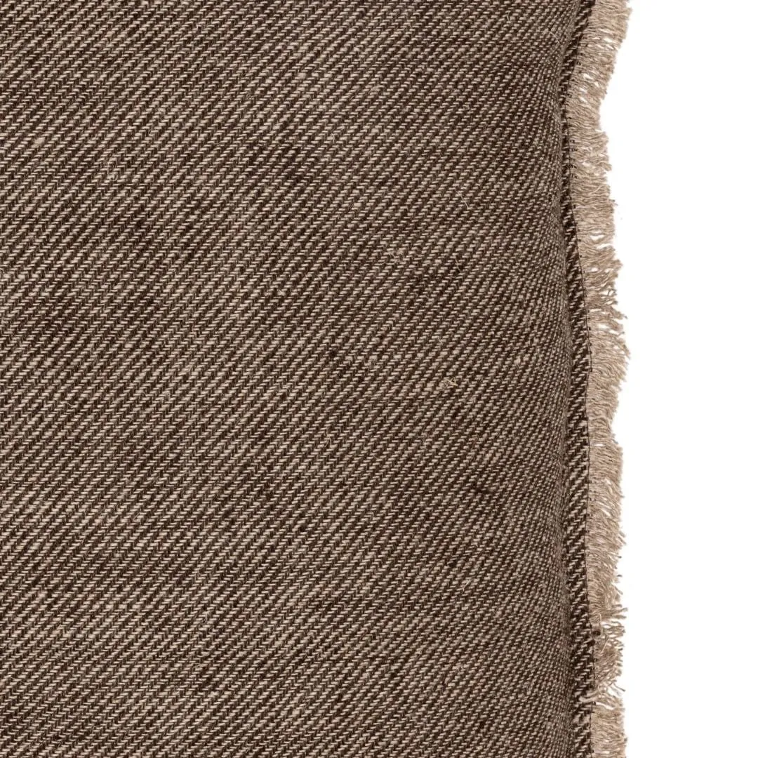 Athea Linen Cushion Cover | Brown 45x45cm Zoco Home