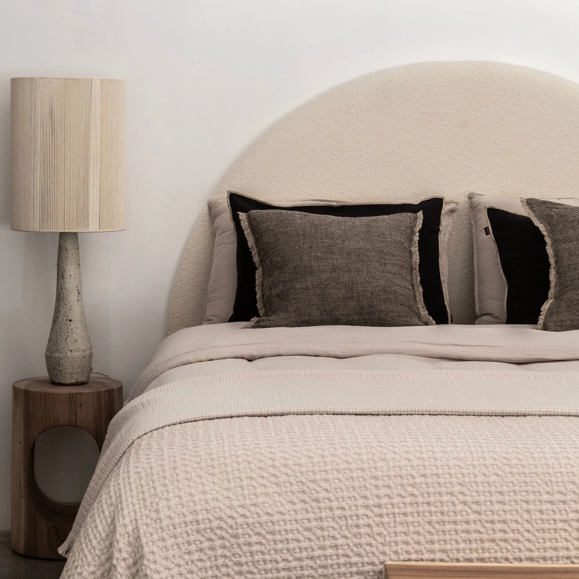 Athea Linen Cushion Cover | Brown 45x45cm Zoco Home