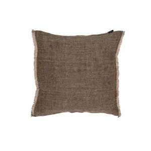 Athea Linen Cushion Cover | Brown 45x45cm Zoco Home