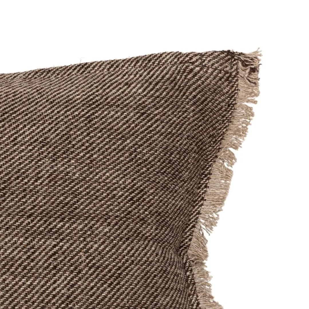 Athea Linen Cushion Cover | Brown 45x45cm Zoco Home