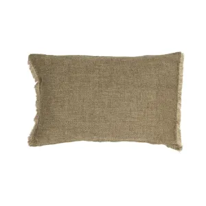 Athea Linen Cushion Cover | Olive 40x60cm Zoco Home