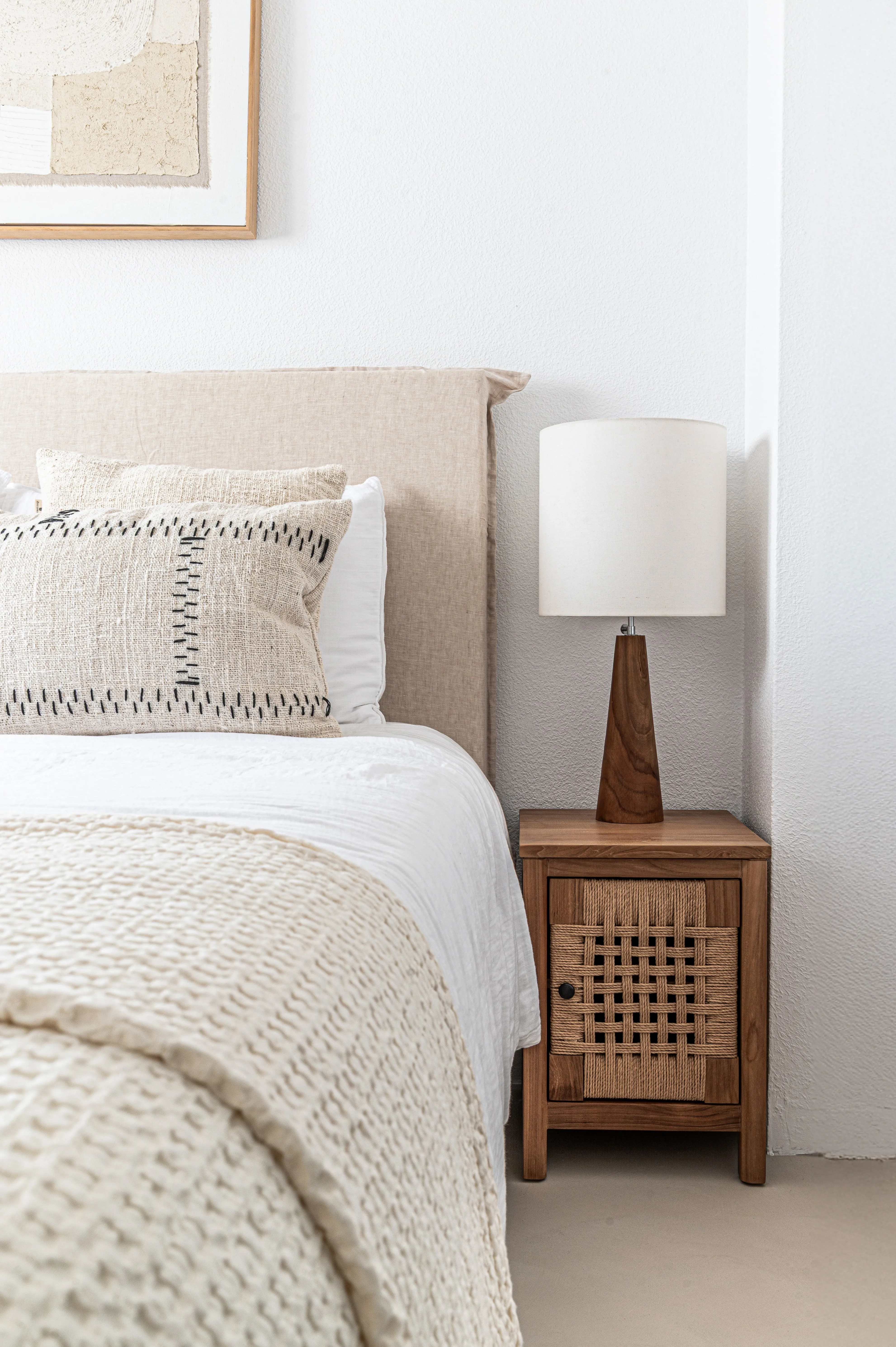 Cotton Bed Cover | Ivory Zoco Home
