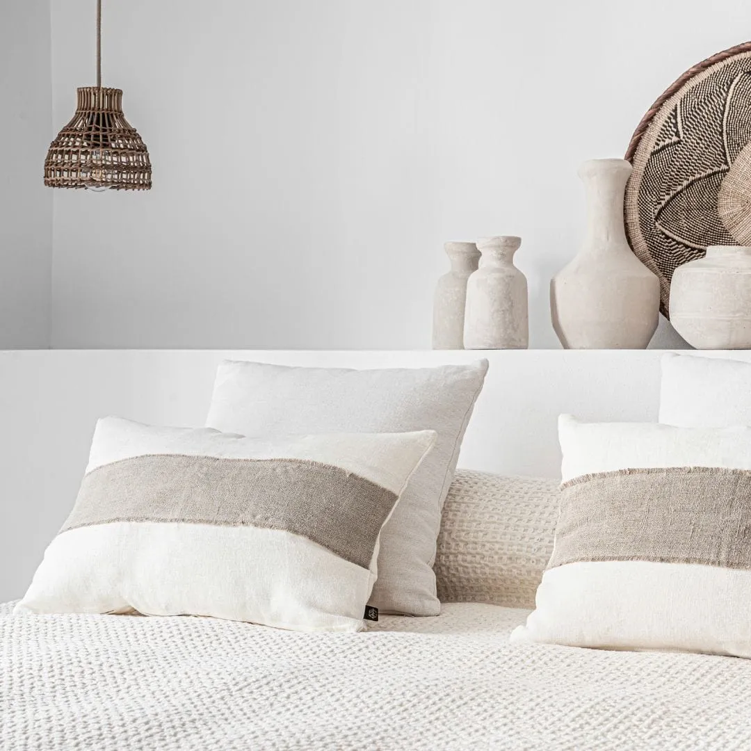 Cotton Bed Cover | Ivory Zoco Home