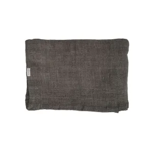 Cotton Hand Woven Bed Cover  | Charcoal 270x270cm Zoco Home