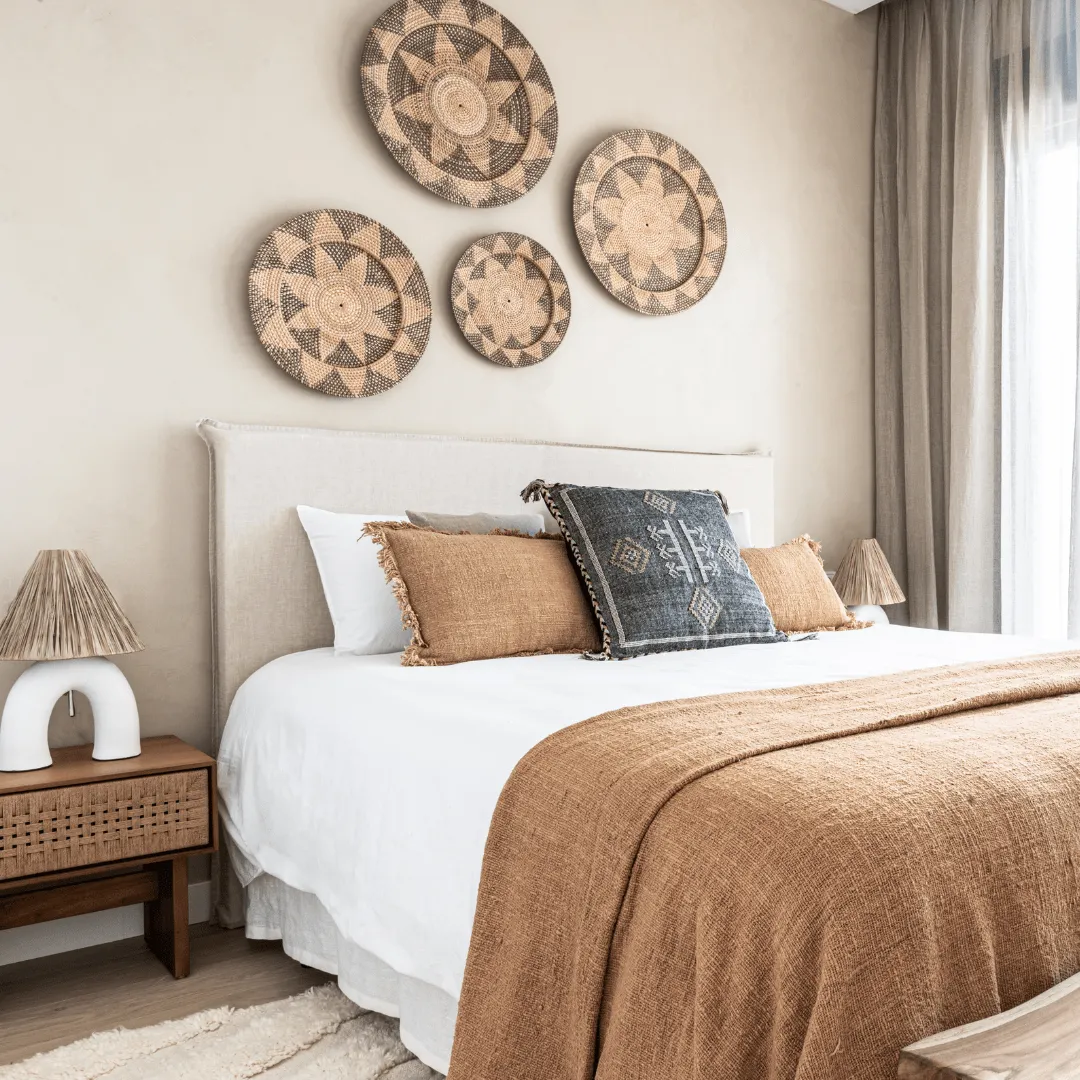 Cotton Hand Woven Bed Cover  | Oatmeal 270x270cm Zoco Home