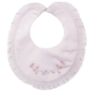 Feltman Brothers Pink Rose Garden Bib