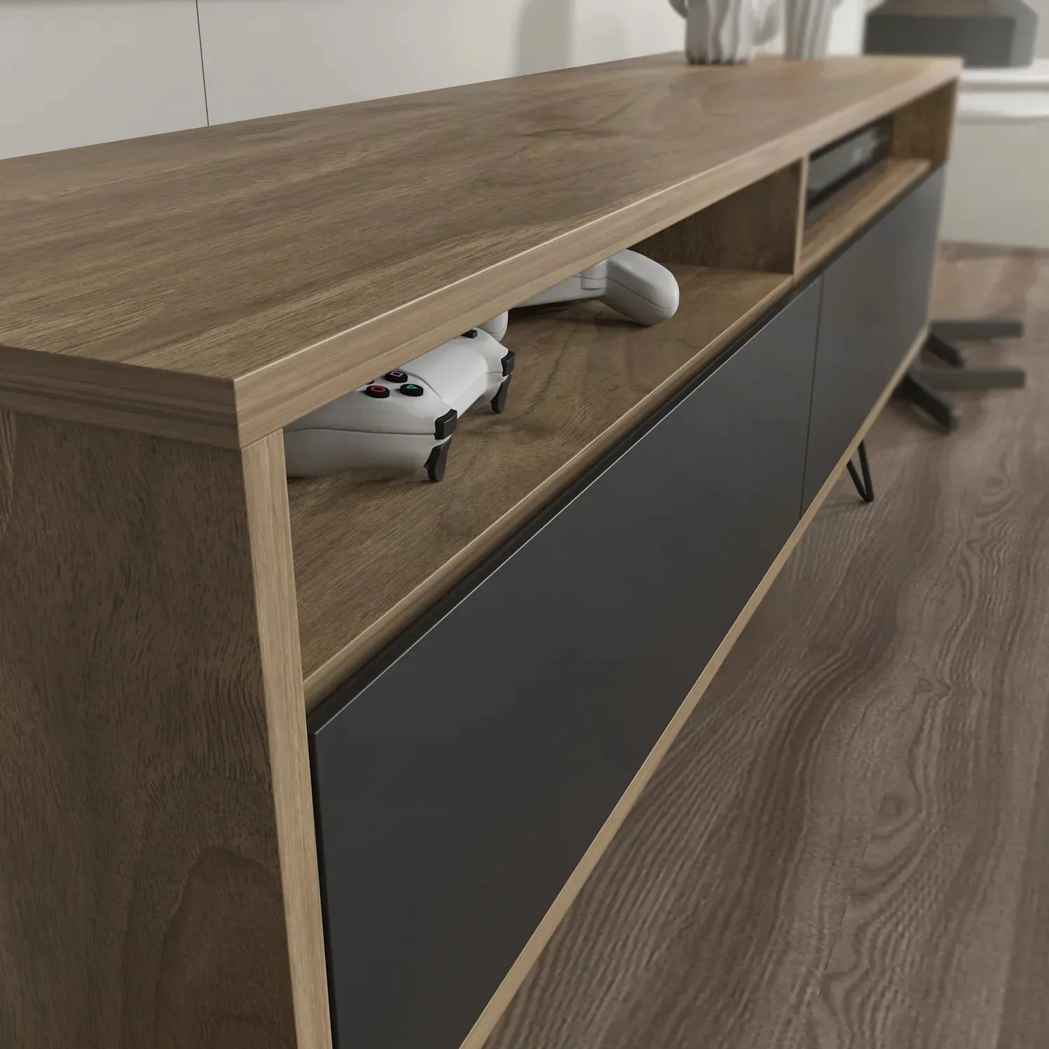 Flay 55" Wide TV Stand for TVs up to 65" | Media Console Decorotika