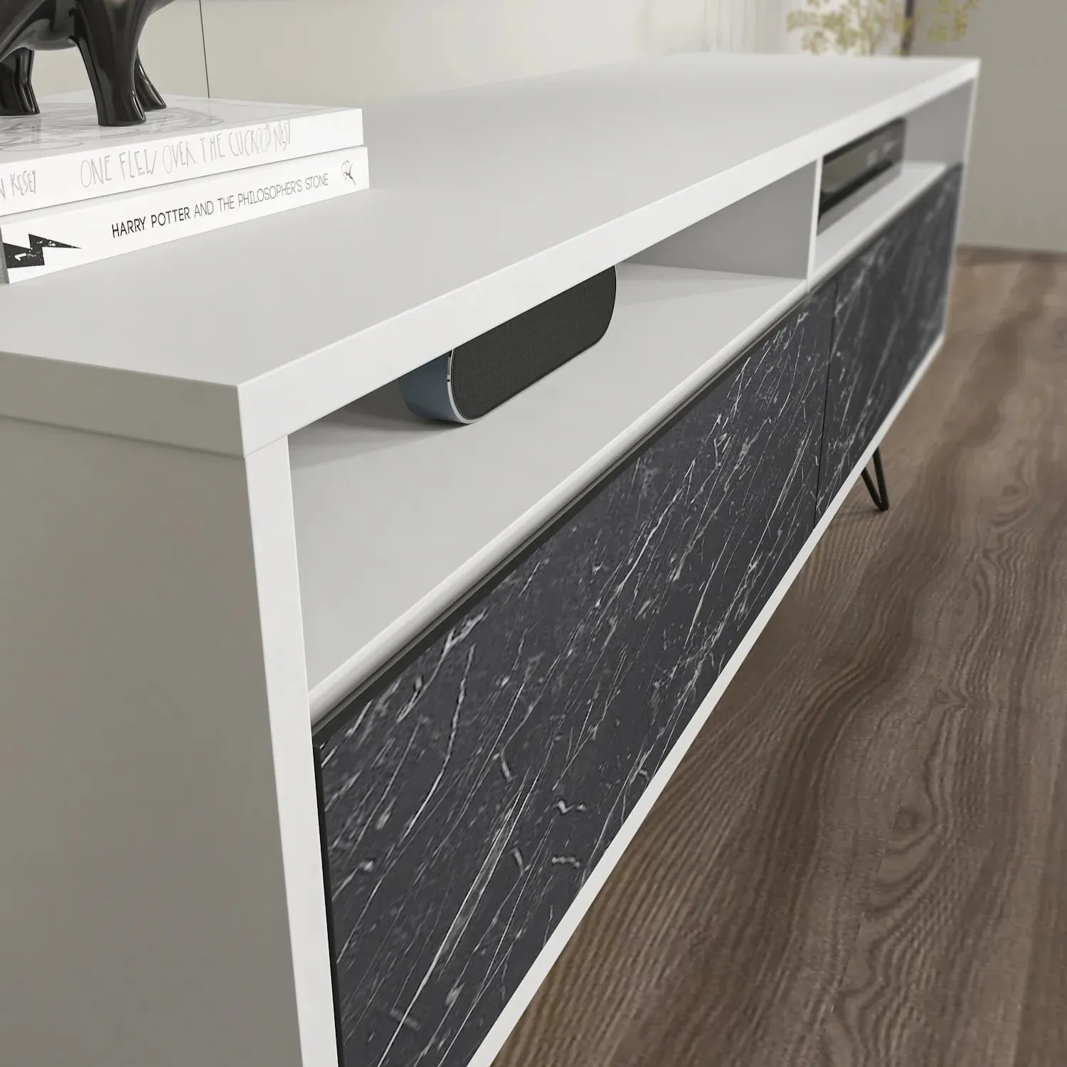 Flay 55" Wide TV Stand for TVs up to 65" | Media Console Decorotika