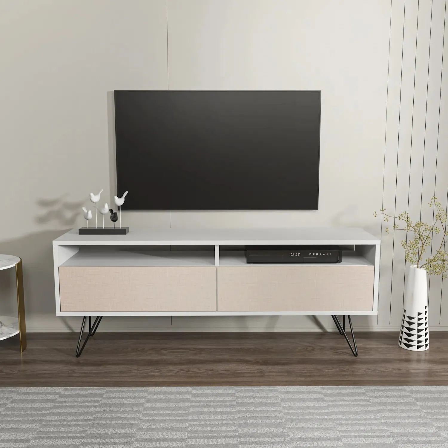 Flay 55" Wide TV Stand for TVs up to 65" | Media Console Decorotika
