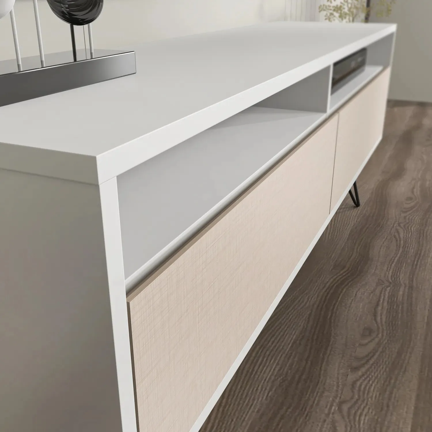 Flay 55" Wide TV Stand for TVs up to 65" | Media Console Decorotika