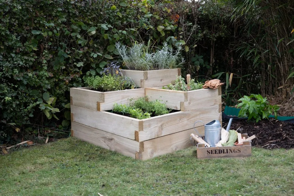 Forest Garden Caledonian Tiered Raised Bed