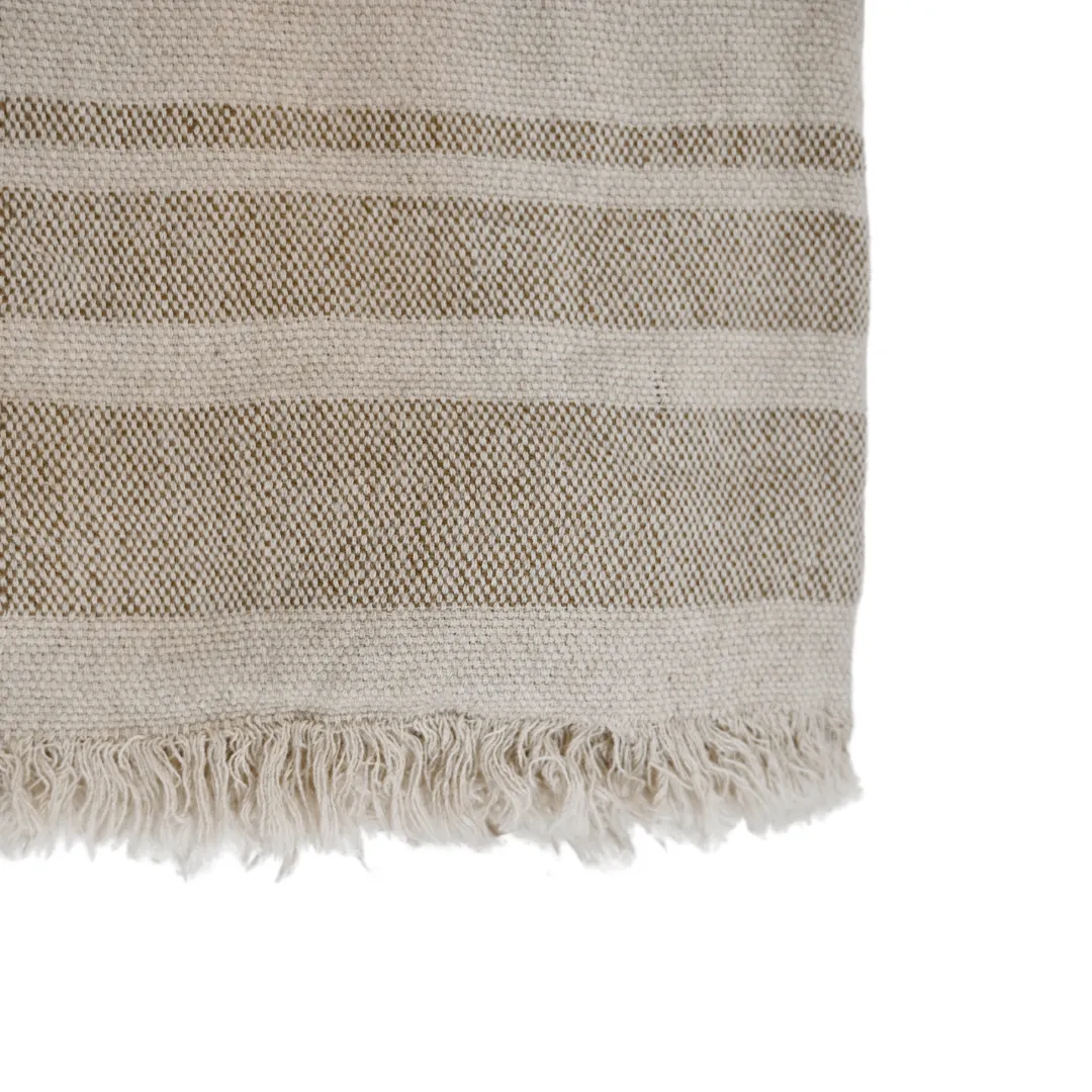 Fouta Linen Throw | Butternut 135x180cm Zoco Home