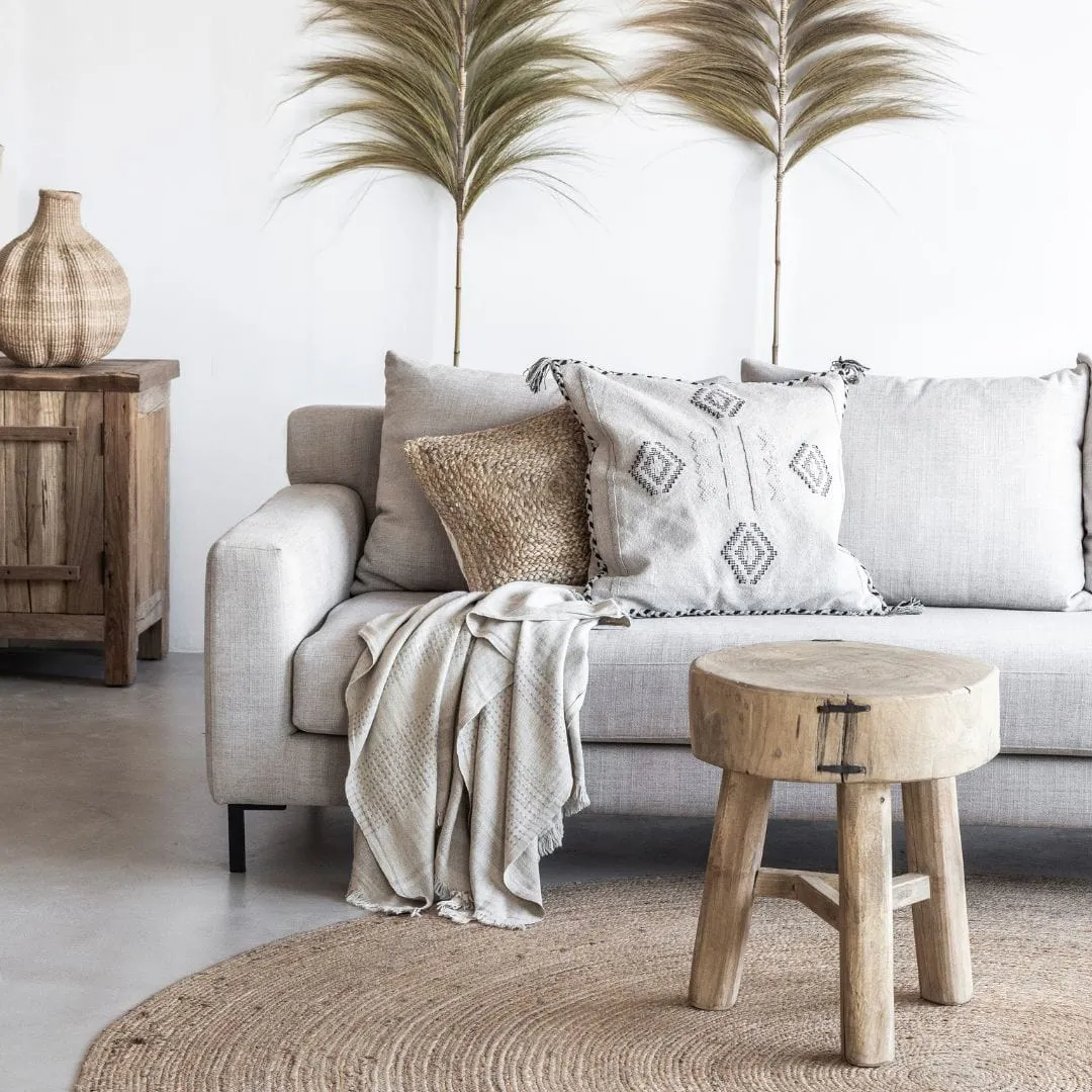 Fouta Linen Throw | Butternut 135x180cm Zoco Home