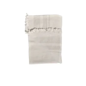 Fouta Linen Throw | Stone Beige 135x180cm Zoco Home