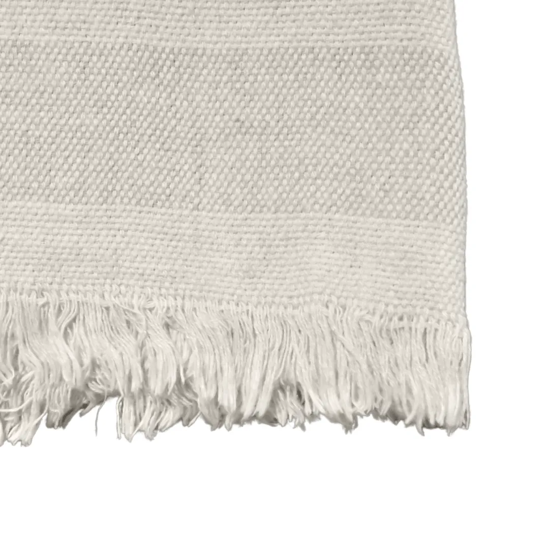 Fouta Linen Throw | Stone Beige 135x180cm Zoco Home