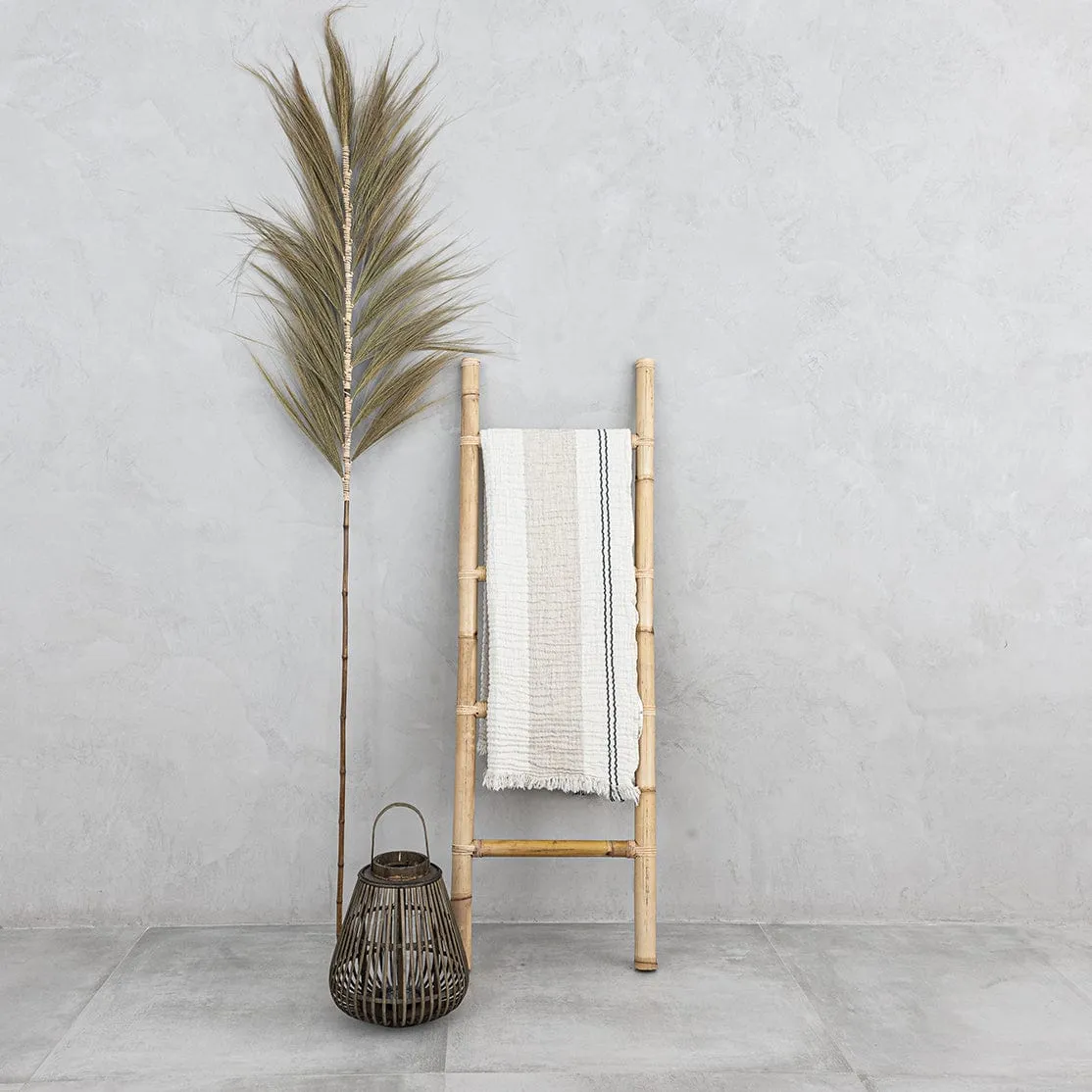 Fouta Throw | Black / White / Sand | 160x150cm Zoco Home