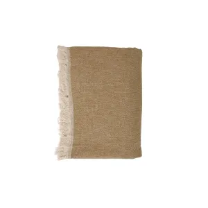 Fouta Throw | Double-Sided | Butternut 135x185cm Zoco Home