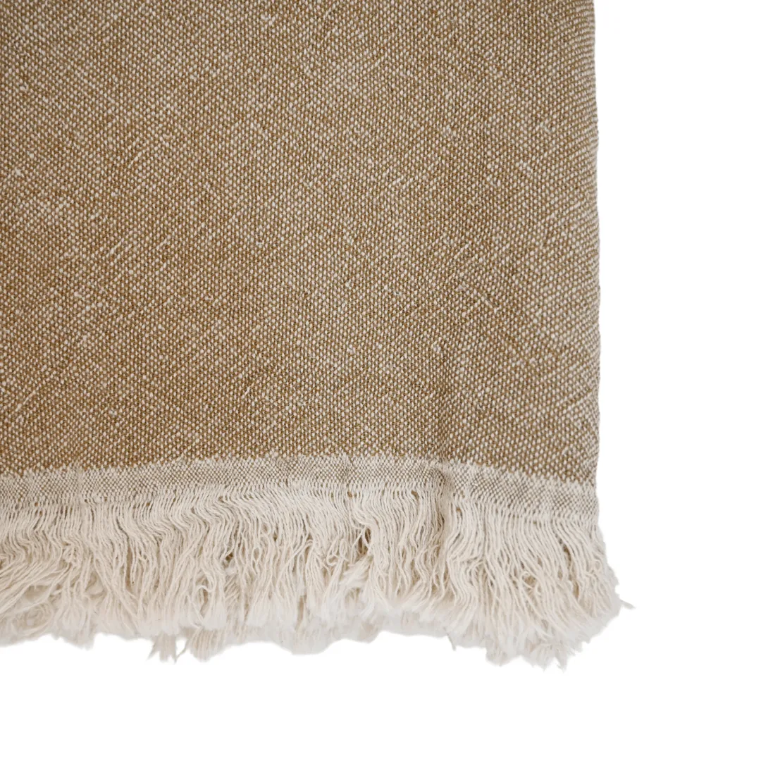 Fouta Throw | Double-Sided | Butternut 135x185cm Zoco Home