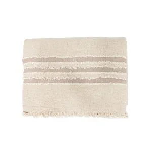 Fouta Throw | Natural / Sand | 135x200cm Zoco Home