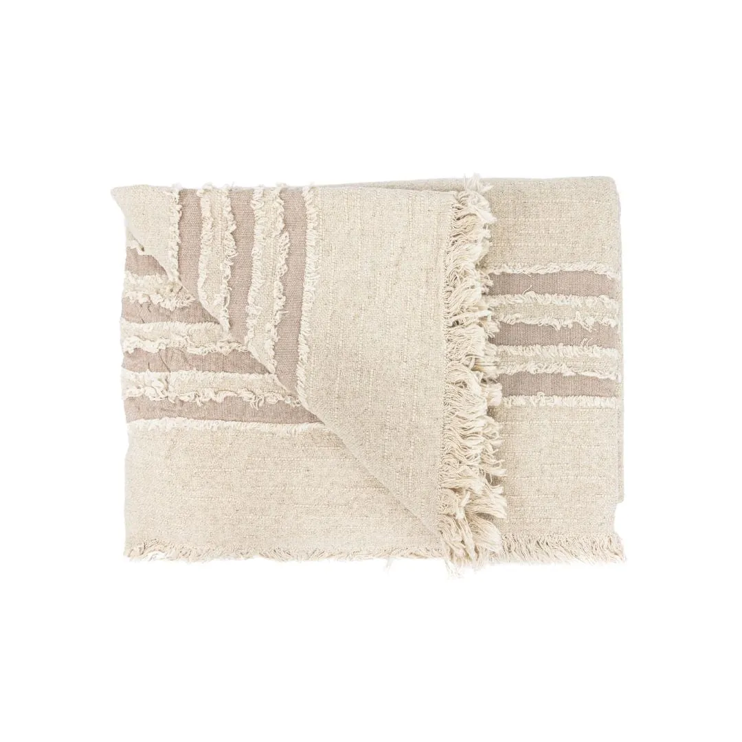 Fouta Throw | Natural / Sand | 135x200cm Zoco Home