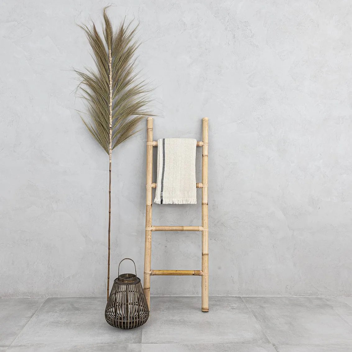 Fouta Waffle Throw | Natural / Black | 125x180 cm Zoco Home