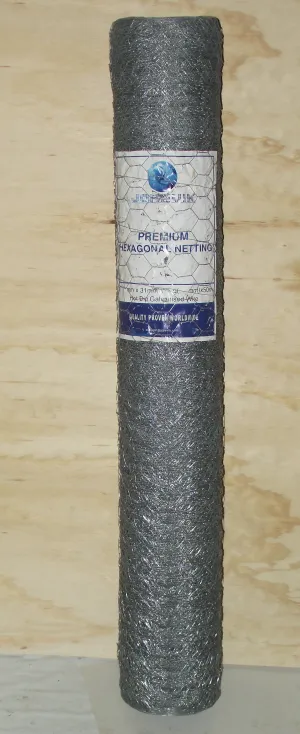 Galvanised Wire Netting 900mm x 25mm 22g 10m