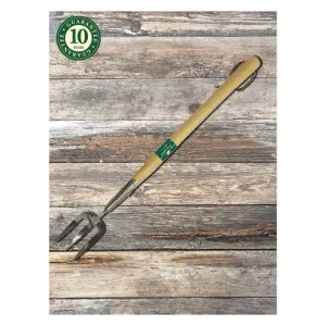 Greenman Mid Handled Stainless Steel Weedfork 25"