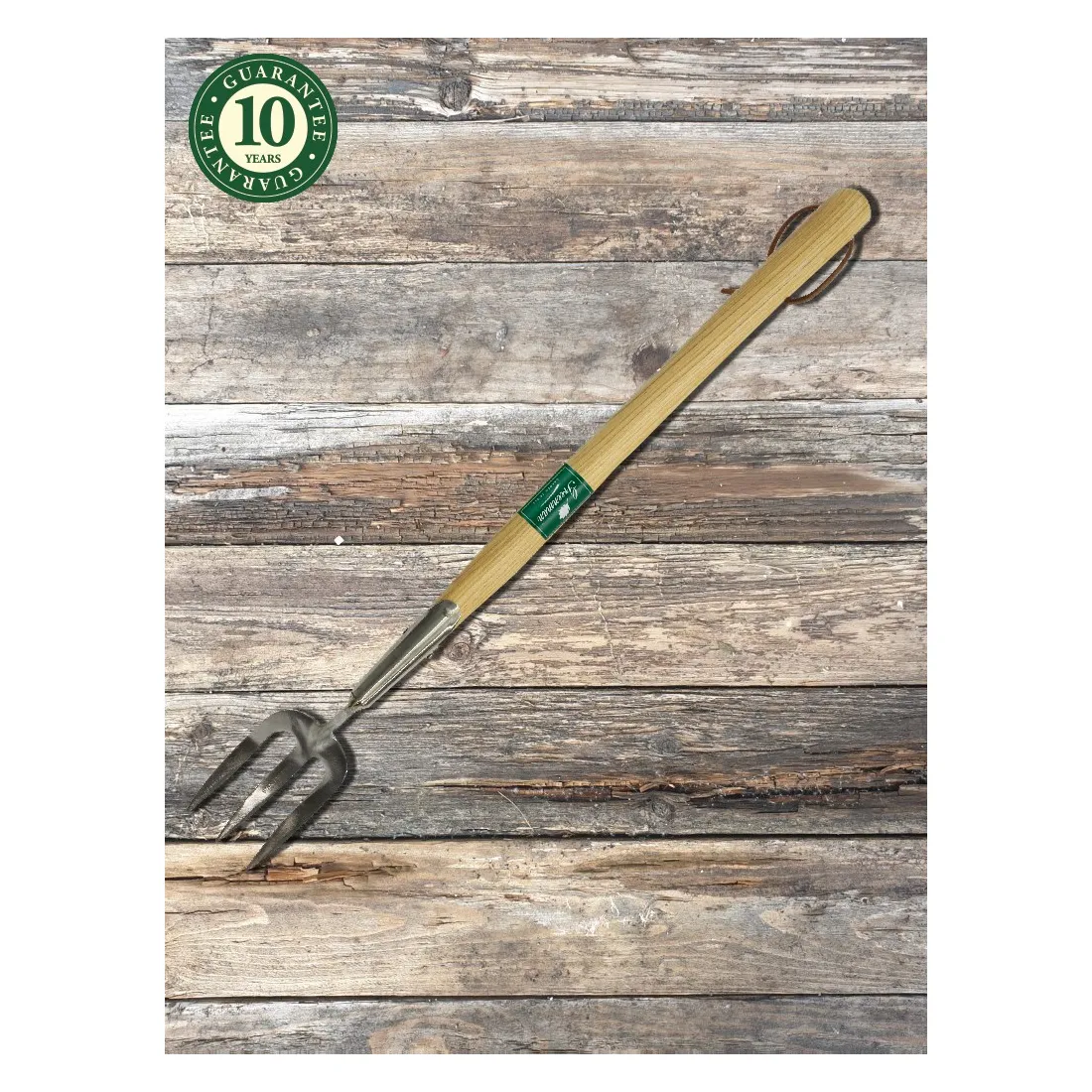Greenman Mid Handled Stainless Steel Weedfork 25"
