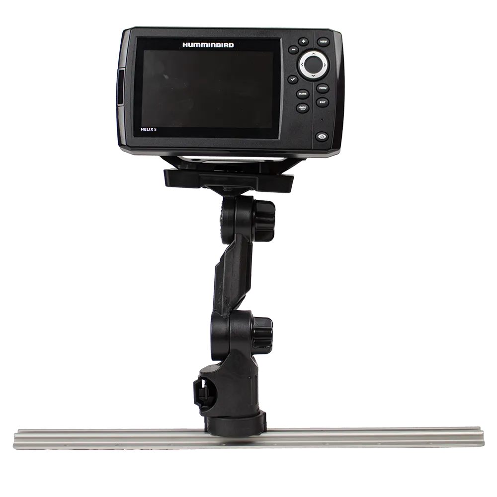 Humminbird Helix Fish Finder Mount with Track Mounted LockNLoad Mounting System