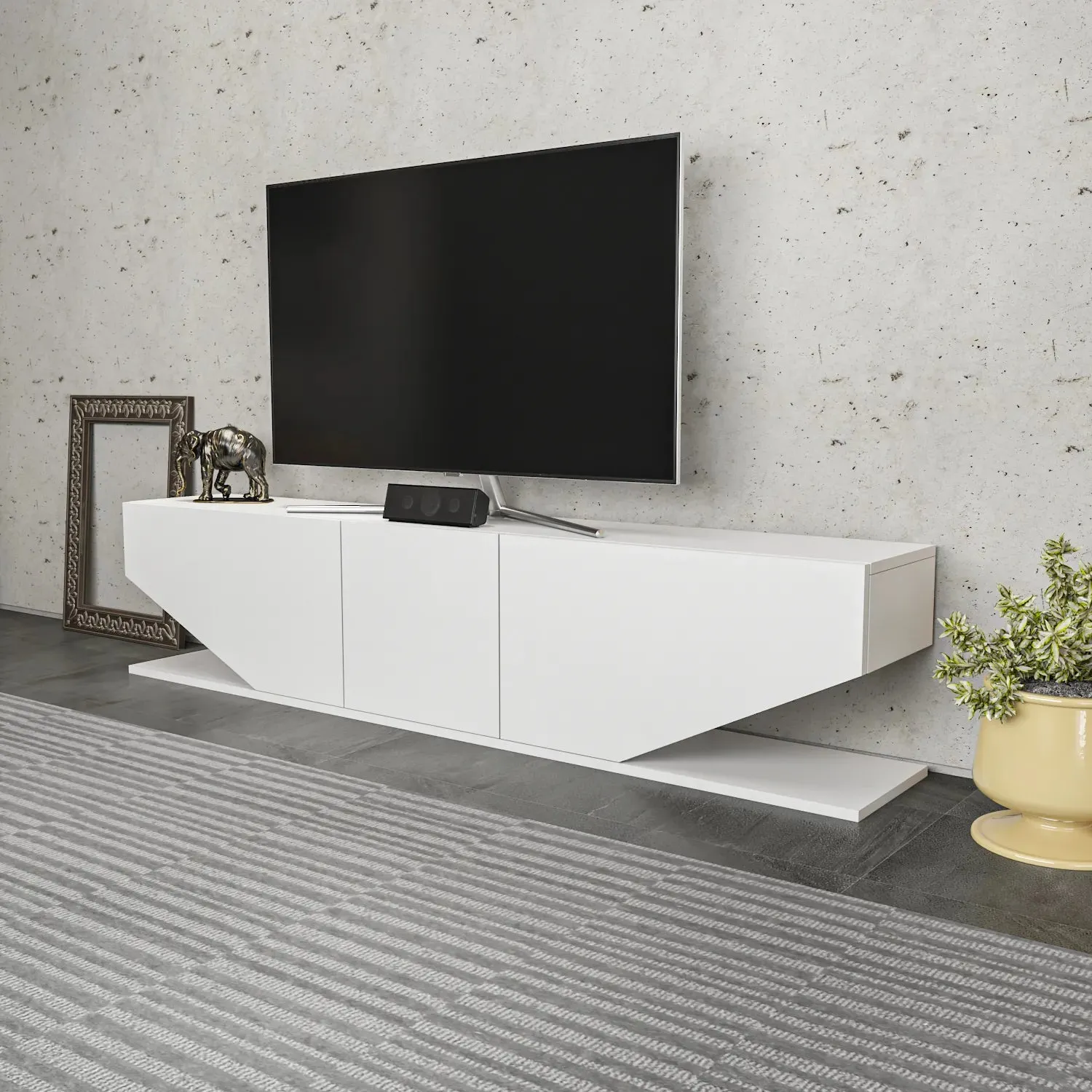 Incia 71" TV Stand & Media Console for TVs up to 80" Decorotika