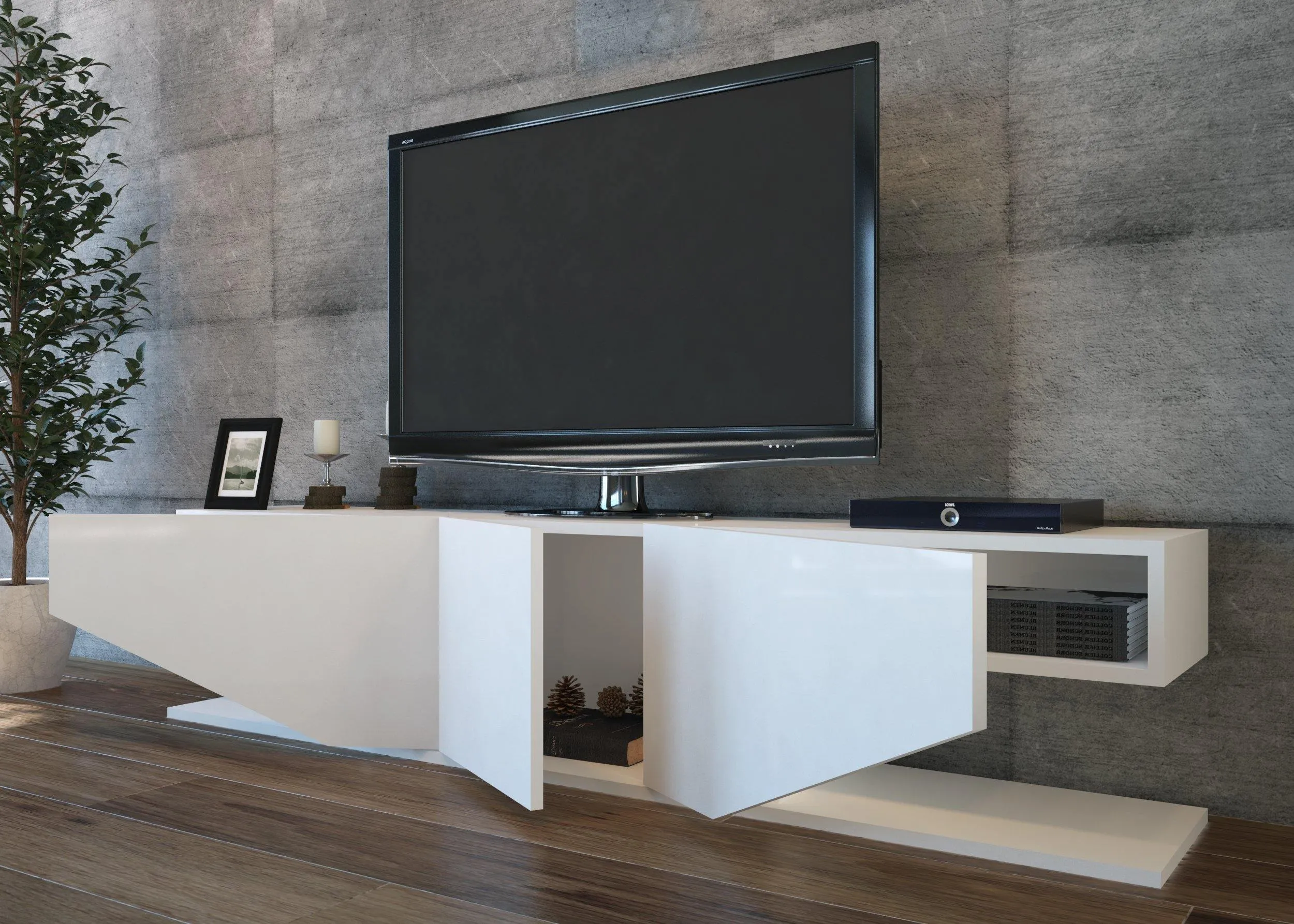 Incia 71" TV Stand & Media Console for TVs up to 80" Decorotika