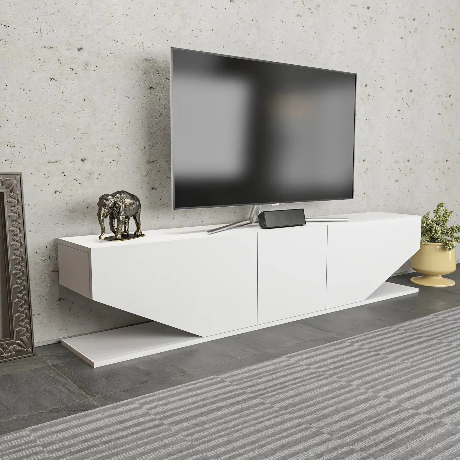 Incia 71" TV Stand & Media Console for TVs up to 80" Decorotika