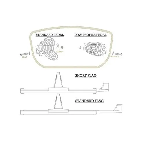 Kayak Adjustable Foot Brace