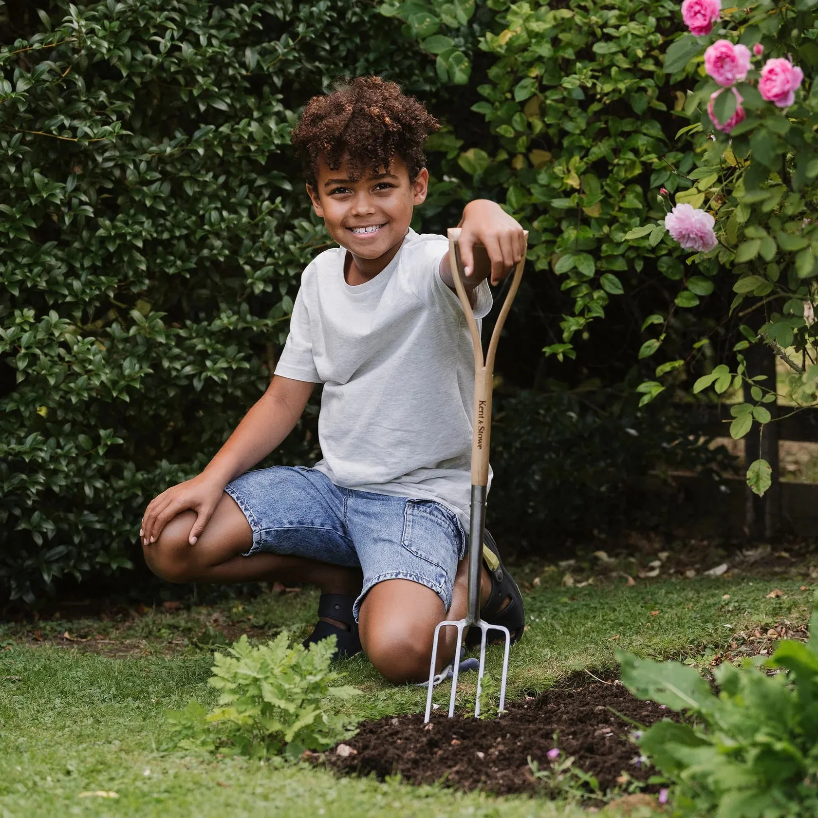 Kent & Stowe Kids Stainless Steel Digging Fork