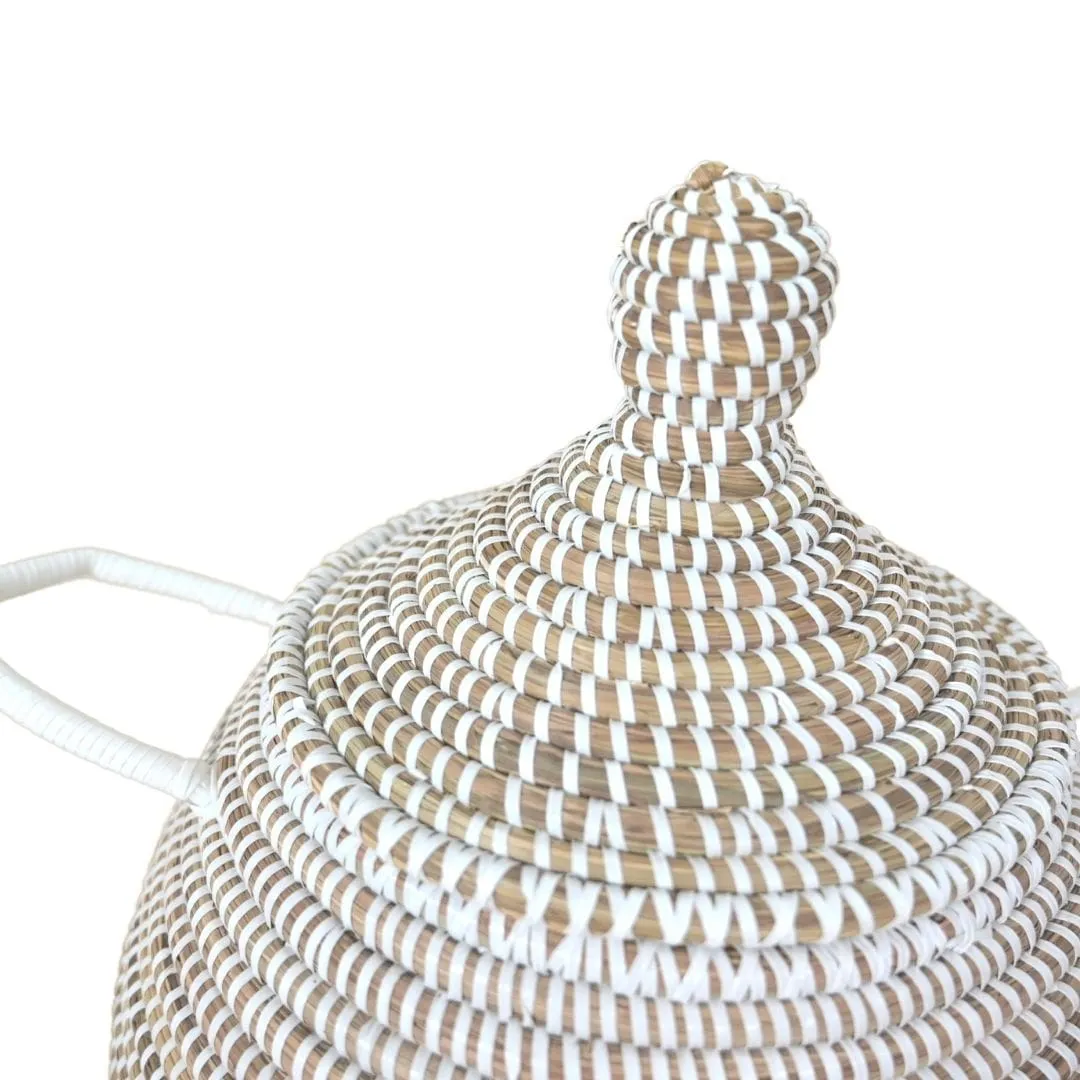 Kindia Basket | Natural/White | Medium Zoco Home