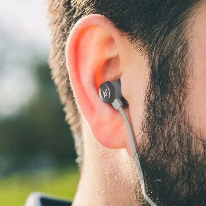 KitSound HUDSON Headset Wired In-ear Calls/Music Grey