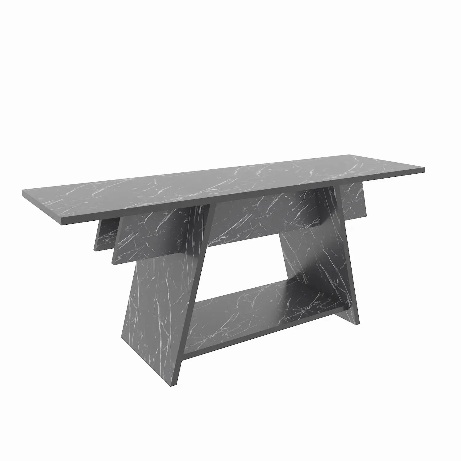Lanca 47" Wide Minimalist TV Stand Media Console | Streamlined Design for TVs up to 55" Decorotika