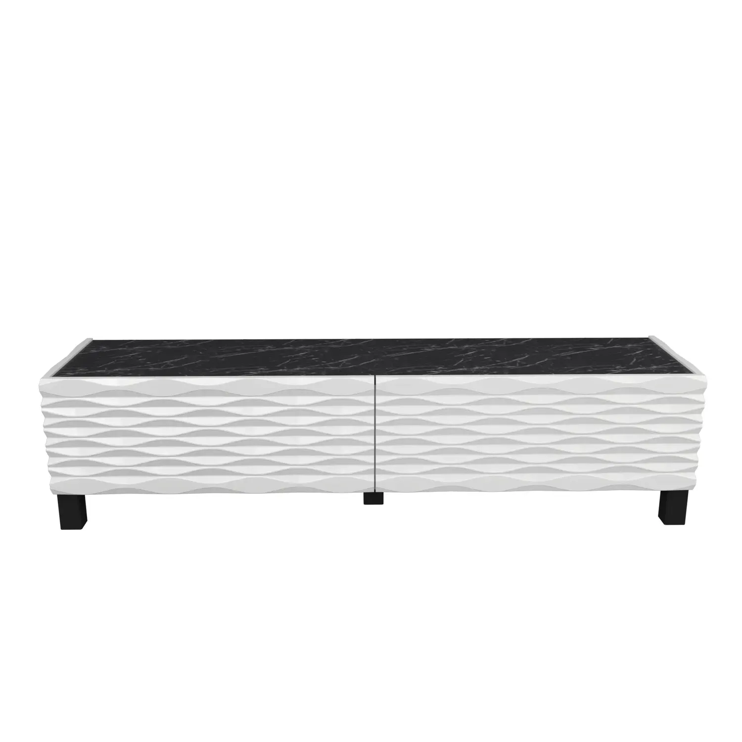 Lerze 59 inch Wide TV Stand Media Console fot TVs up to 65 inch Decorotika