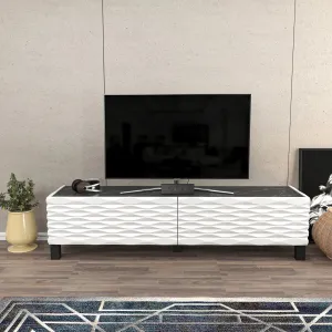 Lerze 59 inch Wide TV Stand Media Console fot TVs up to 65 inch Decorotika