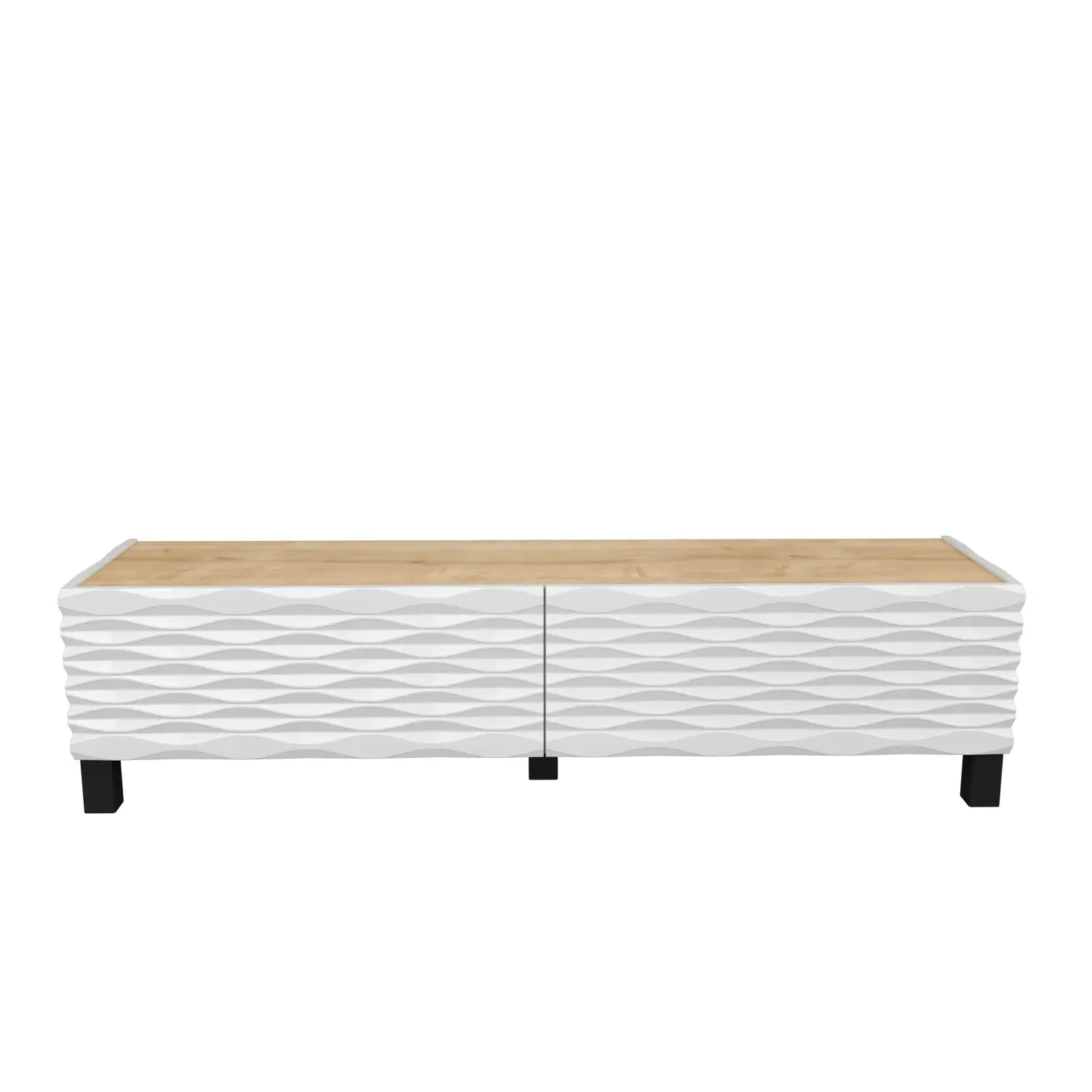 Lerze 59 inch Wide TV Stand Media Console fot TVs up to 65 inch Decorotika