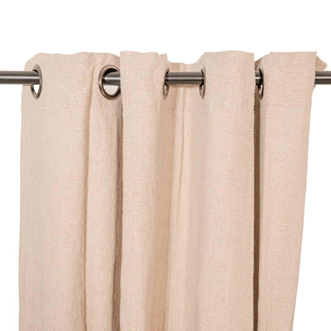 Linen Curtain | Sand 140x280cm Zoco Home