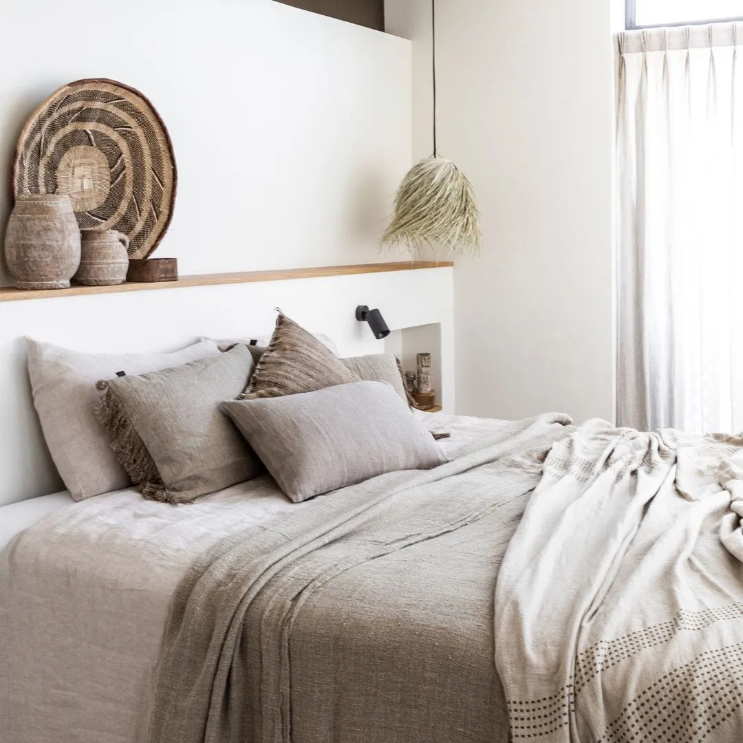Linen Cushion Cover | Stonewashed Natural | 40x60cm Zoco Home