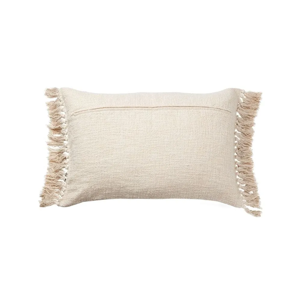 Mali Fringe Cushion Cover | Black/Brown 40x60cm Zoco Home